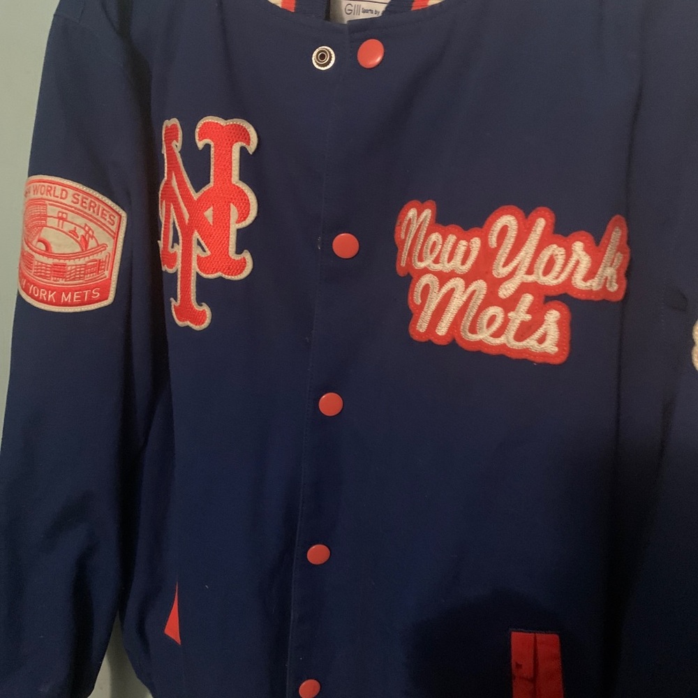 Ny World Series baseball jacket size large but fit xl - Picture 7 of 16